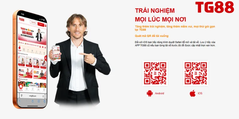 Trải nghiệm TG88 an toàn trên thiết bị di động